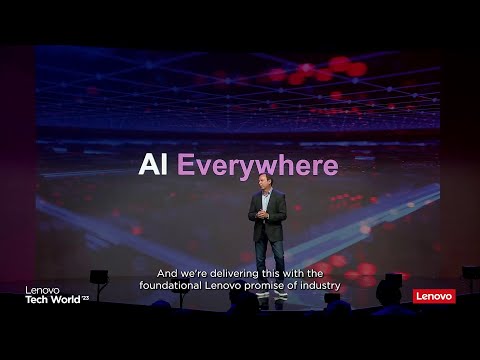 Lenovo Tech World 2023: Kirk Skaugen & AI everywhere for all