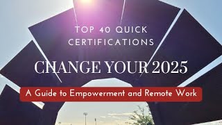 15 quick certifications to change up your resume in 2025