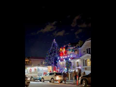 Dyker Heights Christmas Lights | Brooklyn, NYC | New York City | Merry Christmas! | Horizons_視野