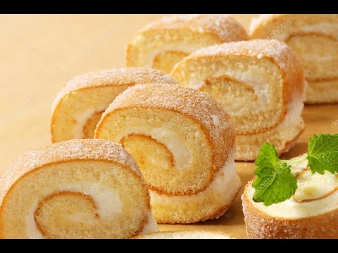 QUICK TO PREPARE SPONGE ROLL, WE COOK AT HOME✍