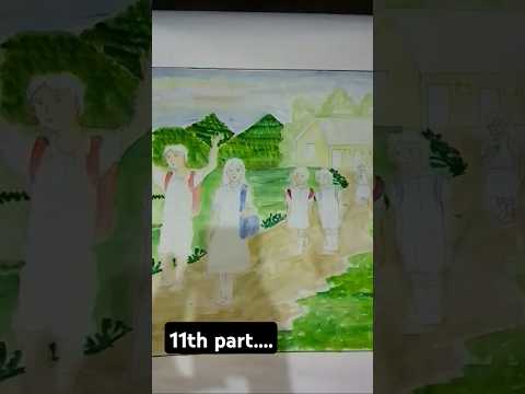 Drawing with watercolor paints for beginners|| watercolor painting|| #shorts #ytshorts #art