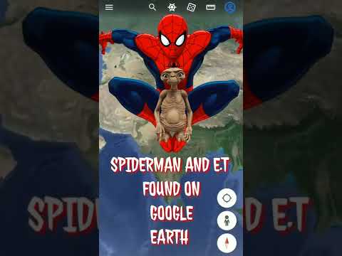 Spiderman And E.T Found 🤯On Google Earth|Google Map Secrets|