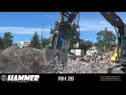 Hammer RH 20: UNSTOPPABLE! Rotating demolition crushers