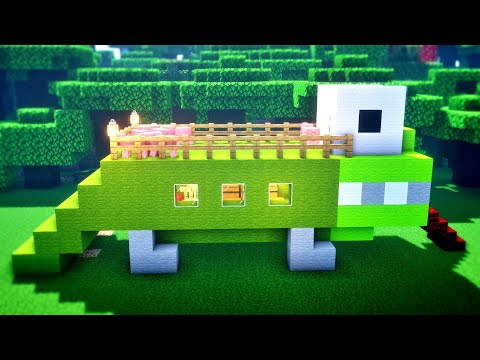 Such a base is not bad | Lizard-type base architecture [Minecraft]