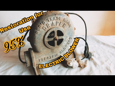 Restoration & Repair old & very rusty Electric Blower || To make fire🔥 || An Amazing Transformation