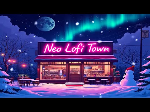 Snowy Coffee Shop Ambience ☕❄️ – Lofi Hip Hop Beats with Warm Winter Atmosphere 🌨️✨🎶