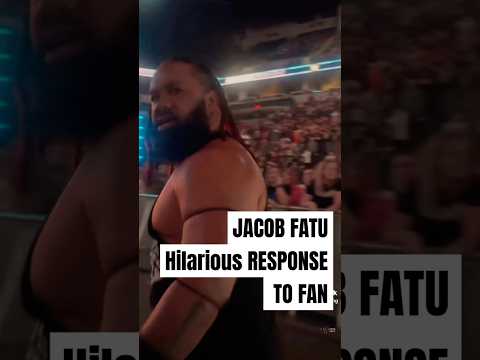 Jacob Fatu Hilarious Response To Fan 😂