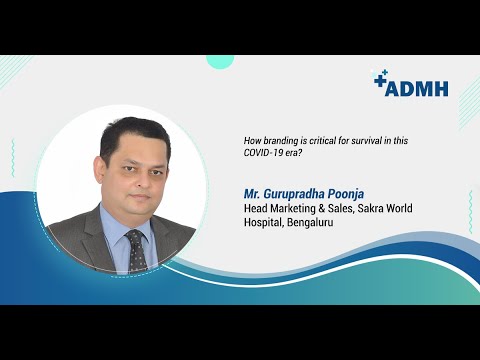 Mr. Gurupradha Poonja, Head Marketing & Sales, Sakra World Hospital, Bengaluru.