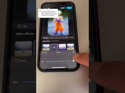 How to make BLUR VIDEO in CapCut