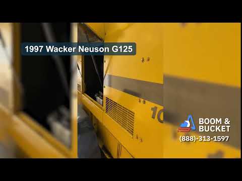 1997 Wacker Neuson | Used Generator | Used Heavy Equipment | boomandbucket.com