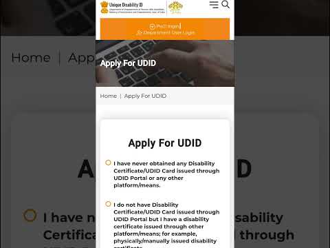 UDID Card Kaise Banaye | UDID Card Online Apply | Viklang Certificate Online Apply 2025