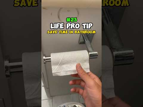 LPT: Save time in Bathroom #shorts #comedy #lifehacks #tips