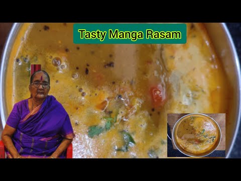 Tasty Pachai  Manga satramuthu (Rasam) || Mango Raw Mango Rasam || பச்சை மாங்காய் ரசம்