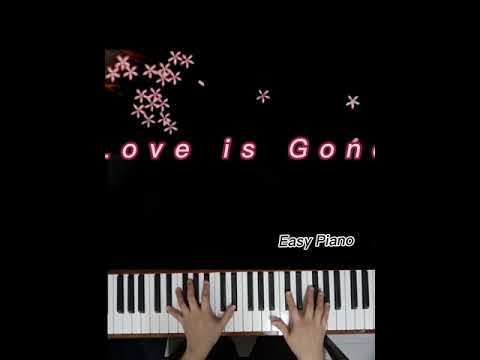 Love is Gone~Easy Piano Cover| Slander (ft. Dylan Matthew)💕情已逝•简易钢琴|好伤感的一首英文歌