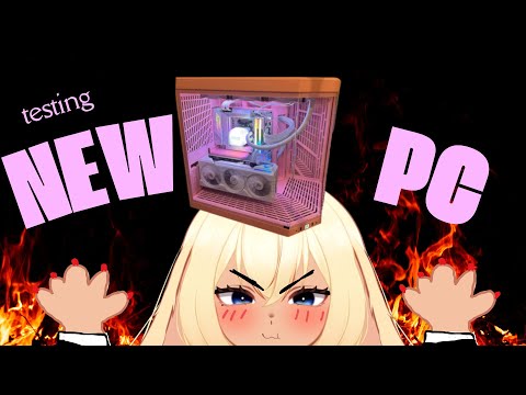 【WE HIT 20k?!】AAAAAHHHHH NEW PC TIME WHAT SHOULD WE PLAY 🪢🐇【VAllure】