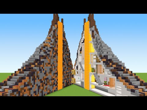 Building Modern Volcano House in 1 Hour