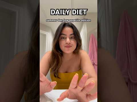 What I eat in a day-low appetite, hot summer-high protein, gut friendly, and body heat reducing meal