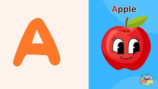 ABC song | nursery rhymes | abc phonics song for toddlers | a for apple