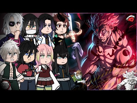 Hashira + Tanjiro react to Sukuna as new UpperMoon || Infinity Castle Arc