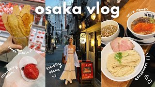 osaka vlog 🇯🇵 kuromon market street food, perfect hotel location, local shops, exploring namba area