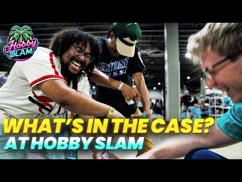 What's In The Case At HobbySlam!? - Strangers Show Us SUPER RARE Cards