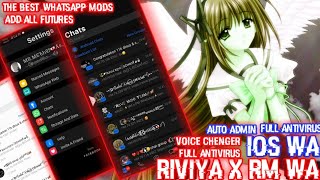 IOS WHATSAPP PRIMARIO✨|⚡ALL FEATURES ADD ON/OFF METHOD | SUPER INMUNE WHATSAPP RIVIYA 22 X RM MODS✨💞