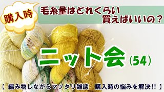 【ニット会】毛糸の収納と購入時の糸量について