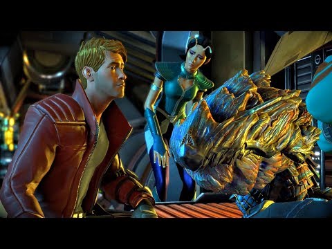 Peter Quill Makes Alien Worm Bowie Part of Guardians Team (Guardians of the Galaxy | Telltale Games)