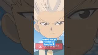 Inazuma eleven | gouenji shuuya realises his thoughts 💭 | #inazumaeleven #anime #shorts #trending