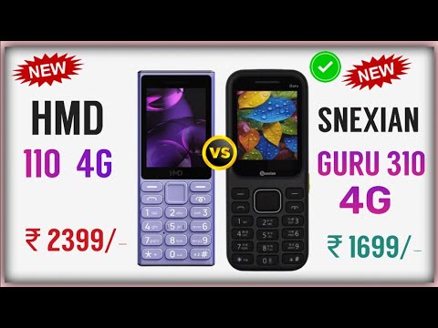 HMD 110 4G vs Snexian Guru 310 4G | Best 4G Keypad Phone