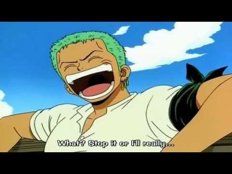 Nami try's to drown Luffy