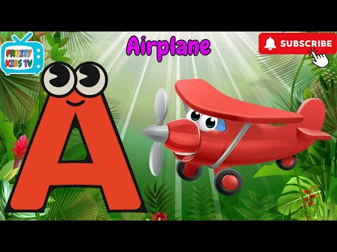 ABC Phonics Alphabet Song For Kids, Fruity Kids TV, Educational Video for Little Learners | ABC Song