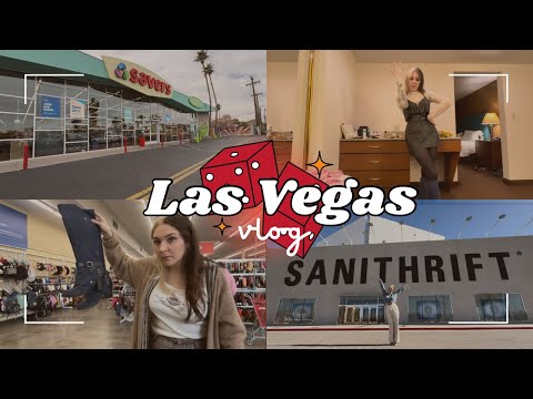 GET IN LOVELY, WE’RE GOING TO VEGAS • VLOG • Thrifting • thrifted Vegas fits & all that jazz! #vlog