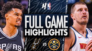 San Antonio Spurs vs Denver Nuggets - Full Game Highlights | January 3, 2025 NBA Season