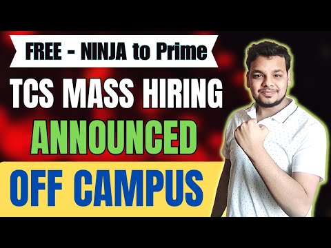 TCS Mass Hiring Announced | TCS Hiring 2025 Batch | TCS HackQuest Season 9 | OFF Campus Drive