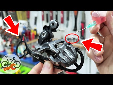 Bicycle not shifting gears. Bicycle rear derailleur maintenance | ASMR