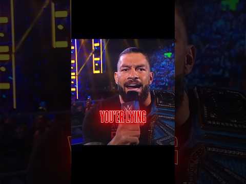 " You're Lying " | Roman Reigns Edit #wwe #shorts #shortsfeed