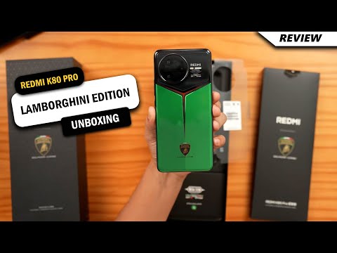 Xiaomi Redmi K80 Pro Lamborghini Edition Unboxing | Price in UK | Review