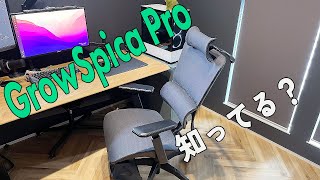 【レビュー】GrowSpica Pro おすすめの高機能オフィスチェアーです