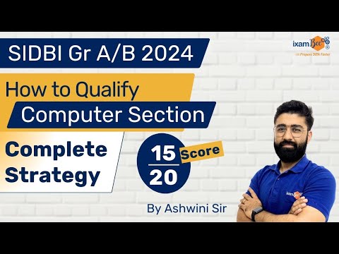 SIDBI Gr A/B vacancy 2024 || SIDBI Computer Syllabus || Strategy by Ashwini Sir