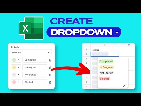 How to Create a Drop Down Menu in Google Sheets