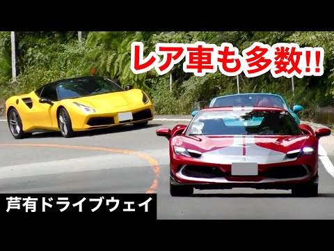 【レア車も多数‼️】芦有を走るスーパーカー・高級車のサウンド‼️　[マフラー音]