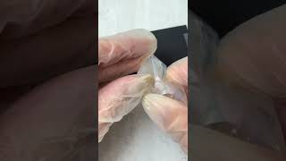 【レジン】ティッシュを使って氷レジン作ってみた！How to make ice resin using tissue 作り方 #Shorts