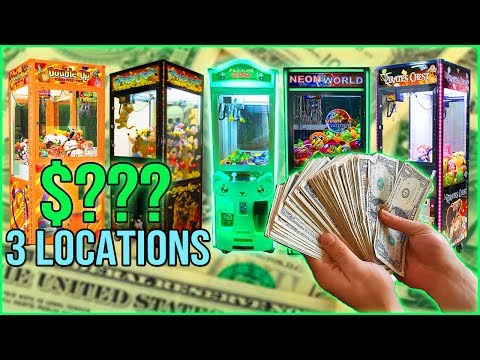 Arcade Vending Business: How Much Did We Collect From 3 Locations?