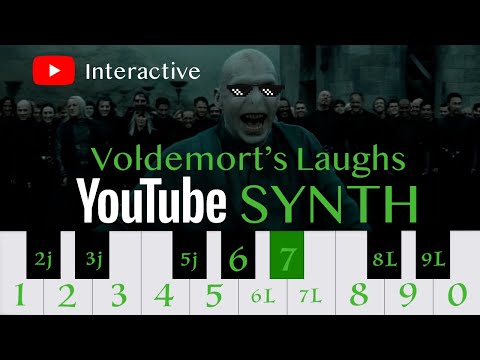 Voldemort's Laughs Synth ~ Play it with the number keys on YouTube