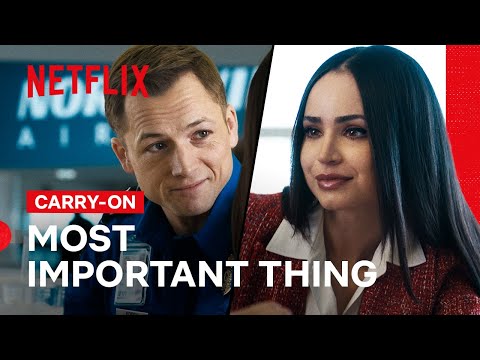 Taron Egerton and Sofia Carson Get Into An Argument Over Lunch | Carry-On | Netflix Philippines