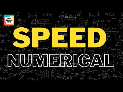 SPEED EQUATION & AVERAGE SPEED NUMERICAL | SCIENCE | GRADE 6 | The Study Pod