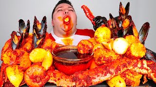 Eating $500 Worth Of Spicy Seafood Boil • MUKBANG