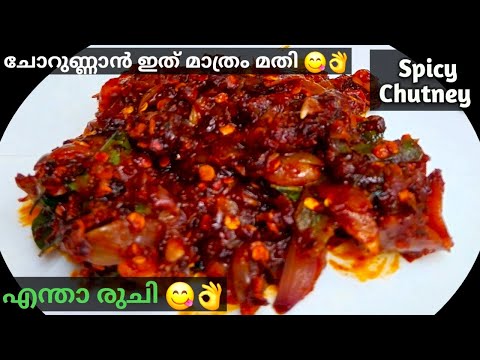 Traditional Chutney Recipe|🔥ഈ ചമ്മന്തിയുടെ രുചി ഒന്ന് വേറെ തന്നെ | Easy and Spicy Chammanthi | Lunch