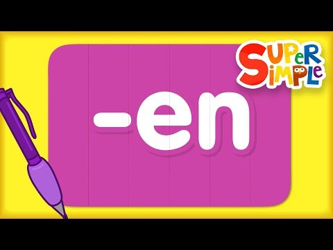 Word Family "en" | Turn & Learn ABCs | Preschool Learning